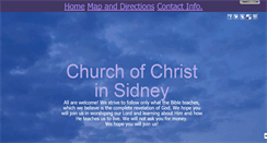 Desktop Screenshot of churchofchristinsidney.com
